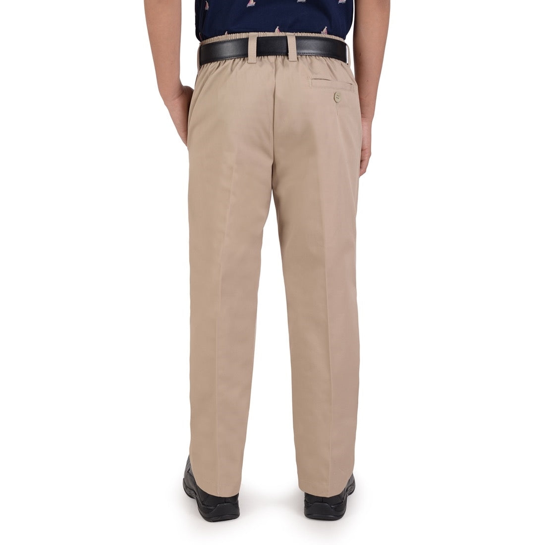 Pantalón  Medio Resorte Yale Boys  Sin Pinzas 4189