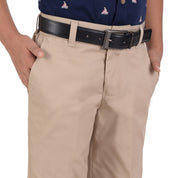 Pantalón  Medio Resorte Yale Boys  Sin Pinzas 4189