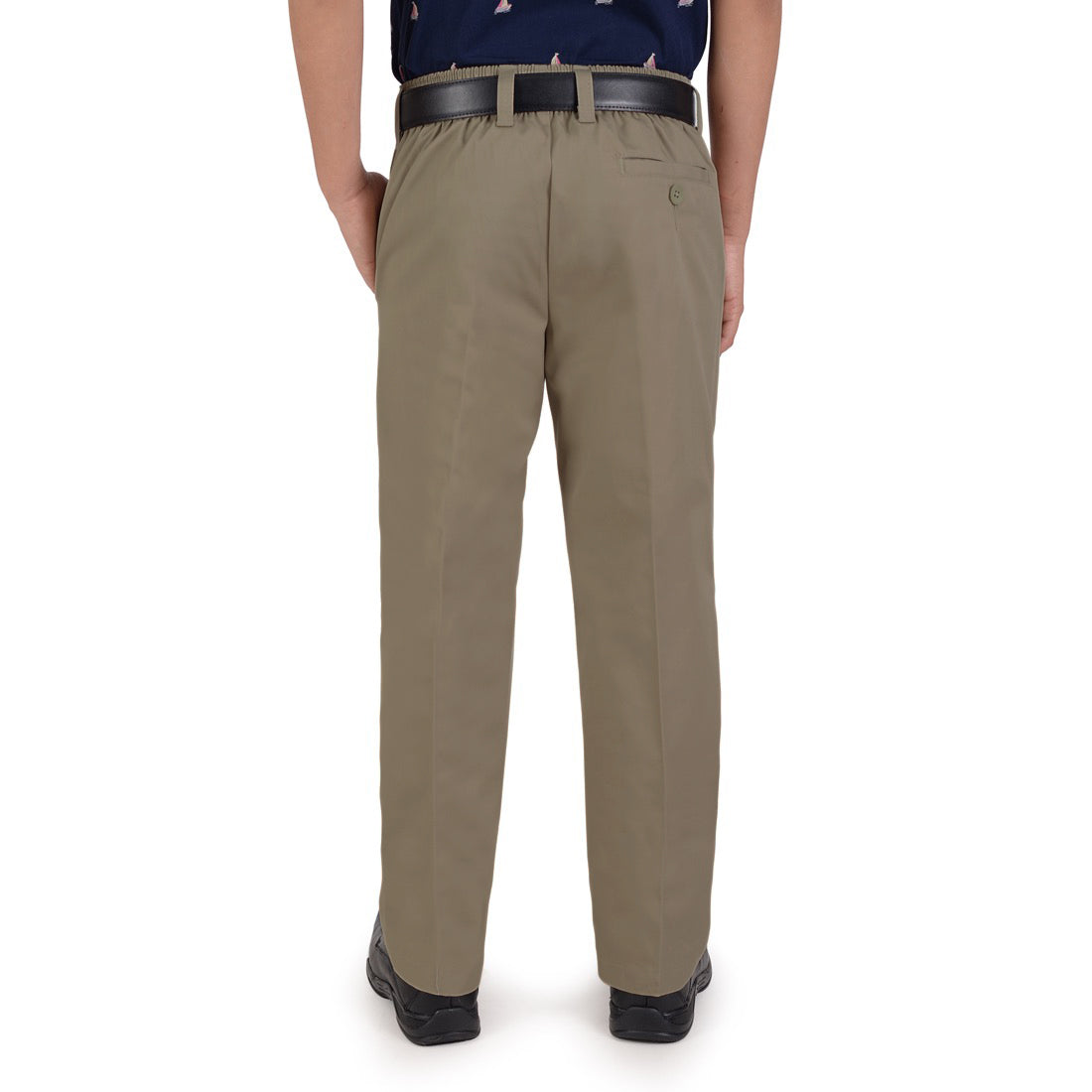 Pantalón  Medio Resorte Yale Boys  Sin Pinzas 4189