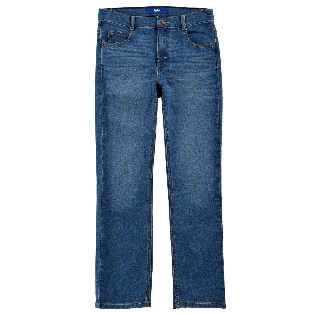 Jeans Yale Boys Slim Fit 2944 Azul Petroleo