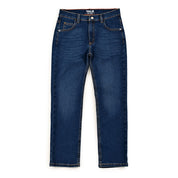 Jeans Yale Boys Slim Fit 2091 Azul Petróleo