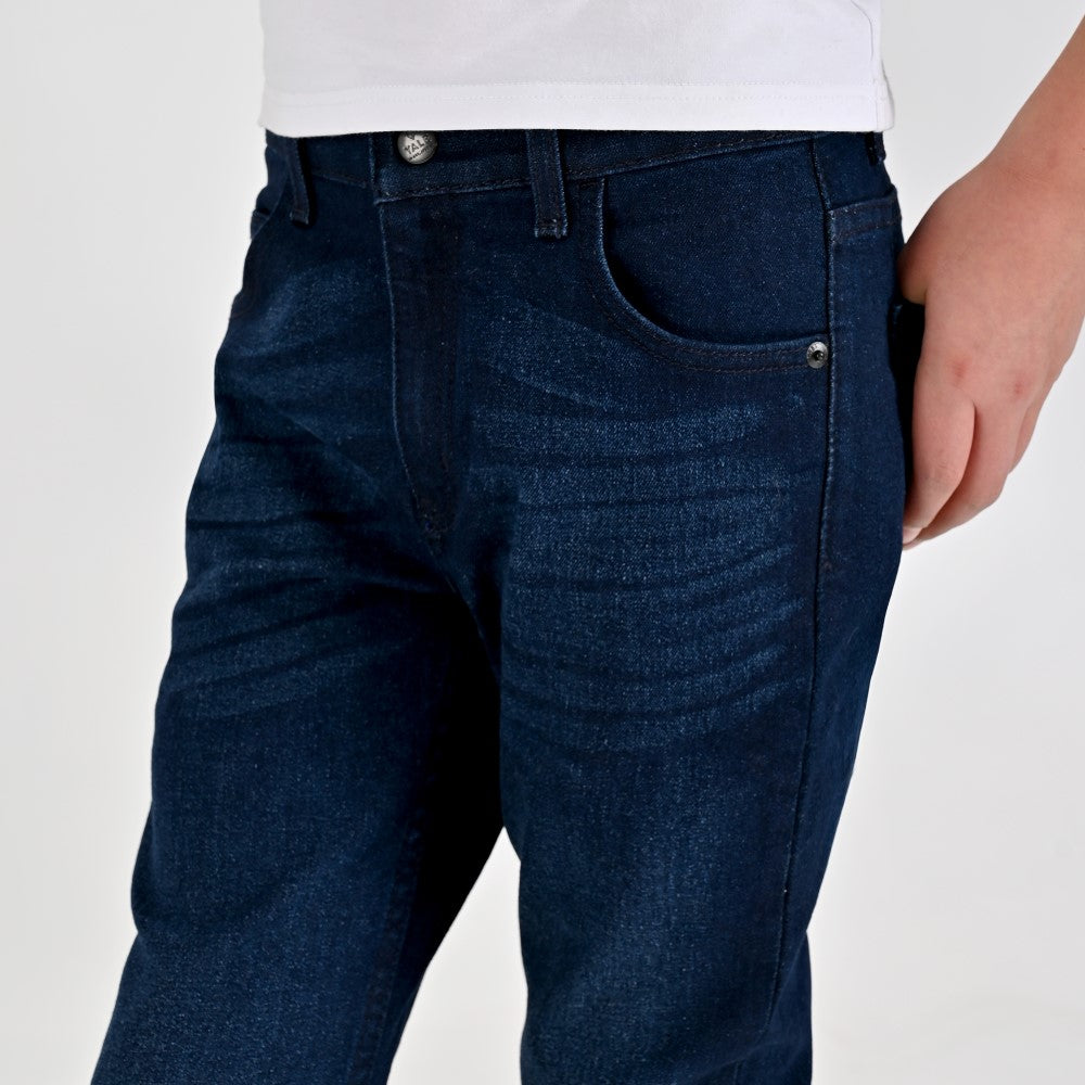 Jeans Yale Boys Slim Fit 2091 Azul Marino