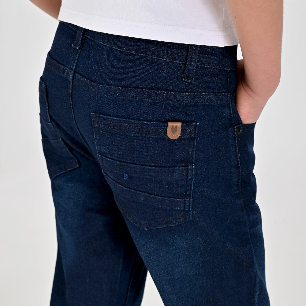 Jeans Yale Boys Slim Fit 2091 Azul Marino