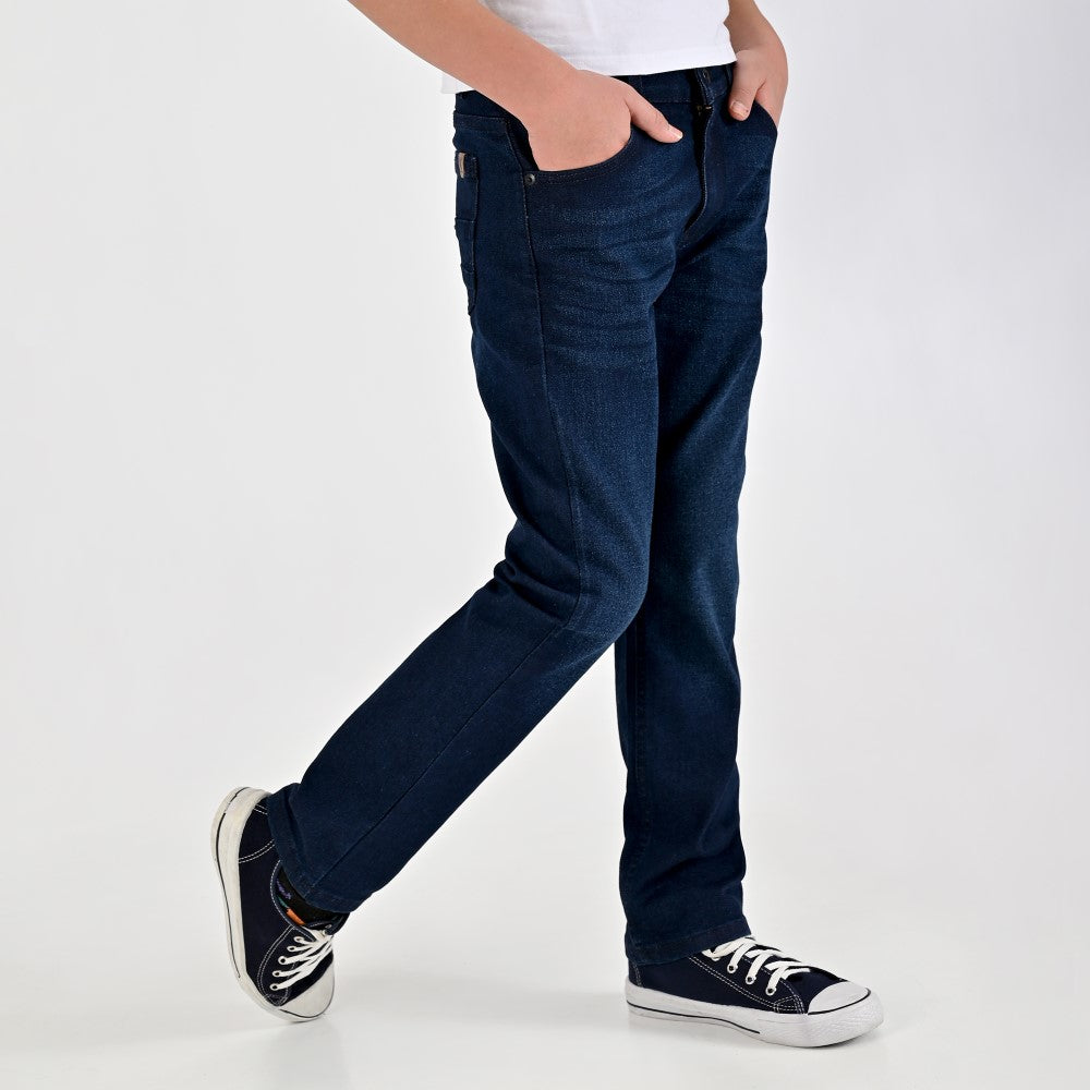 Jeans Yale Boys Slim Fit 2091 Azul Marino
