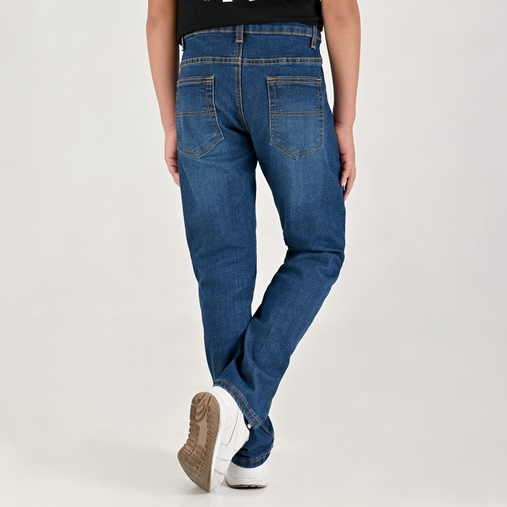 Jeans Yale Boys Slim Fit 7803 Azul Zafiro