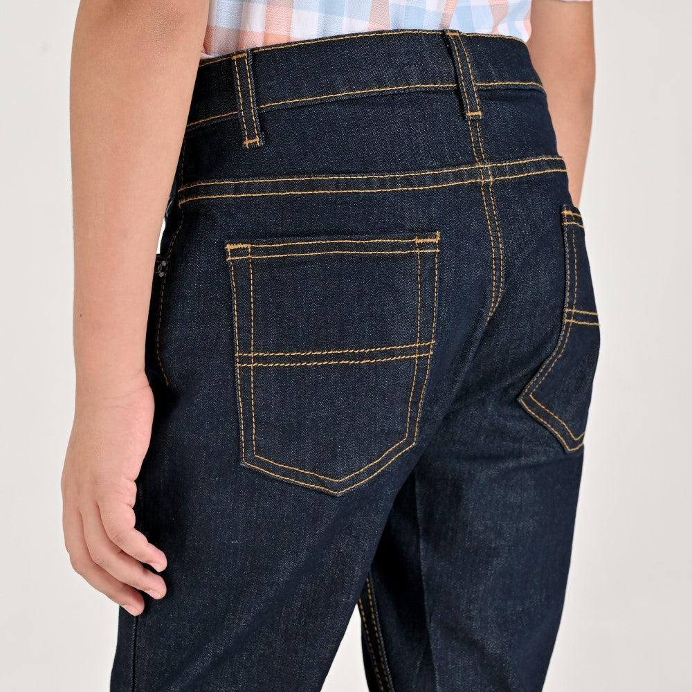 Jeans Yale Boys Slim Fit 7803 Azul marino