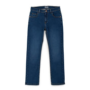 Pantalón de Gabardina Yale Boys Slim Fit 5 bolsas 2046 Azul Zafiro