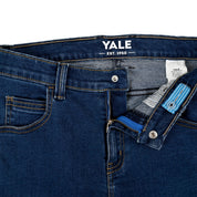 Pantalón de Gabardina Yale Boys Slim Fit 5 bolsas 2046 Azul Zafiro