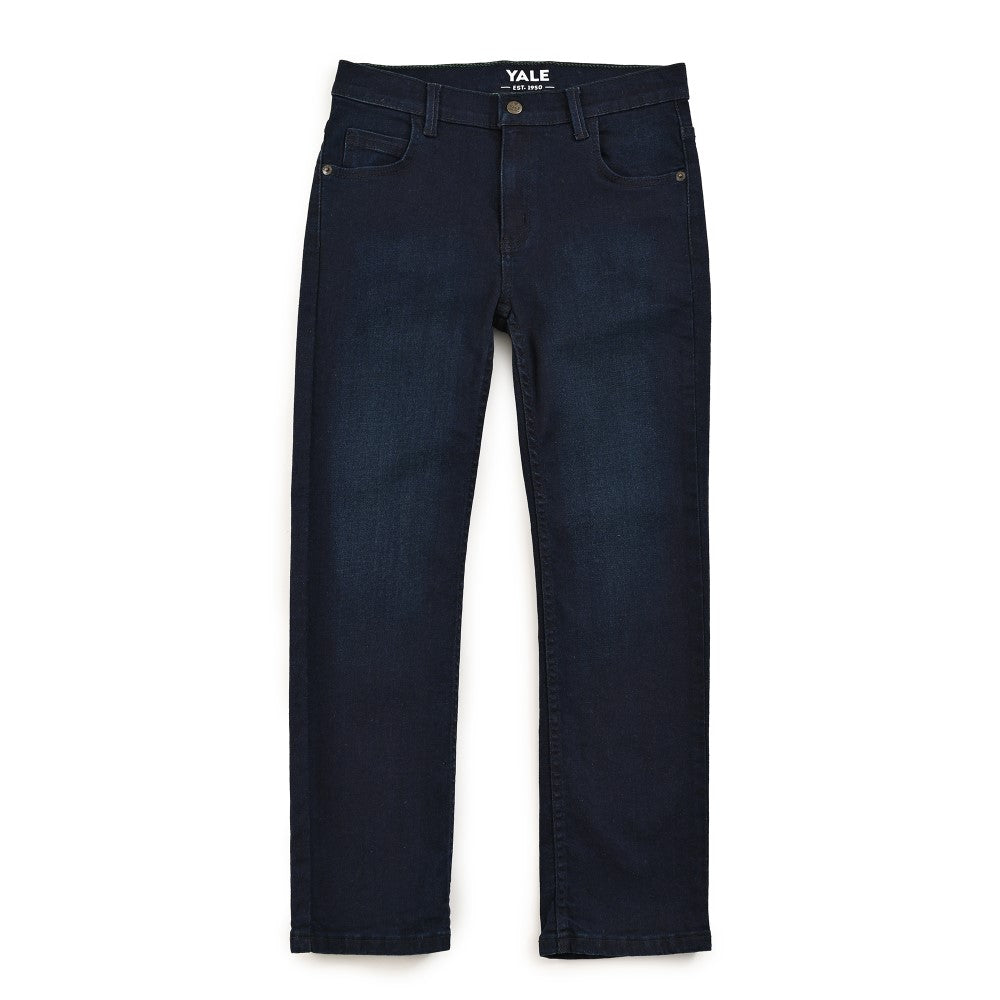Pantalón de Gabardina Yale Boys Slim Fit 5 bolsas 2046 Azul Marino