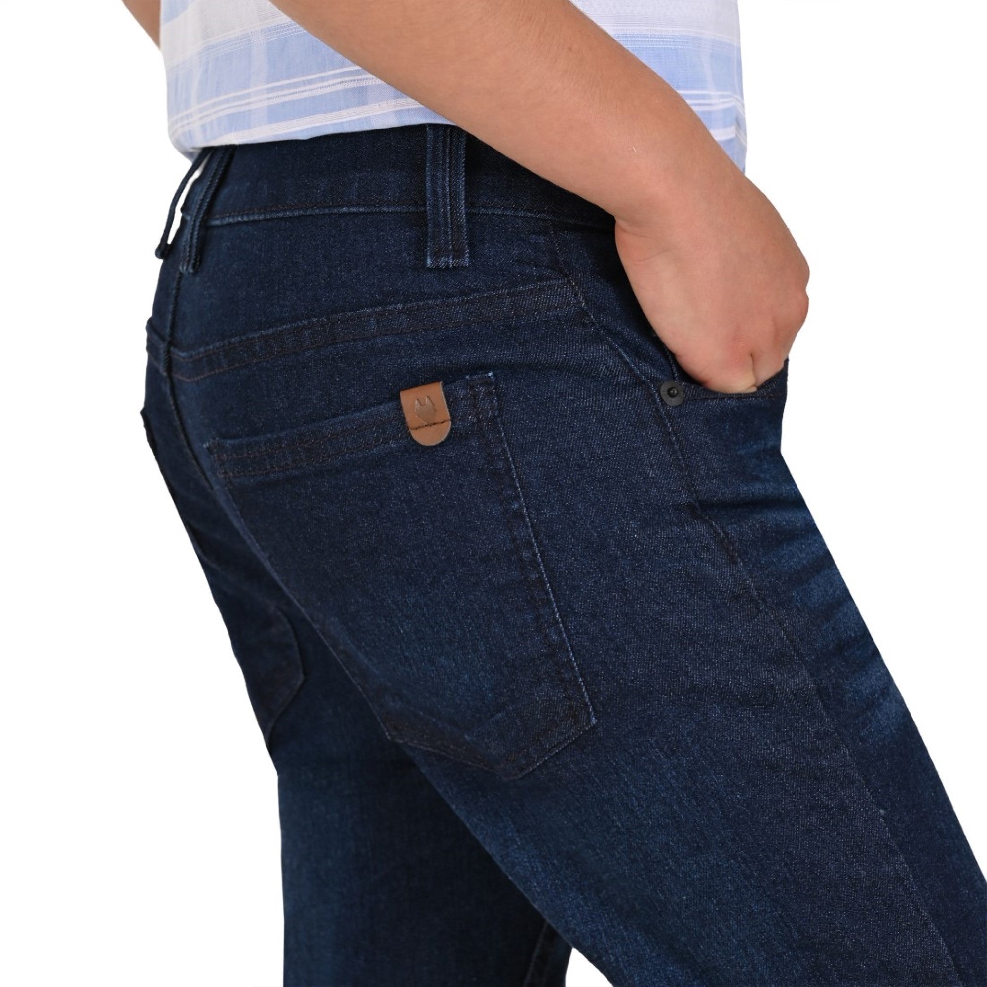 Pantalón de Mezclilla Boys Yale Fit 3641 Azul Zafiro