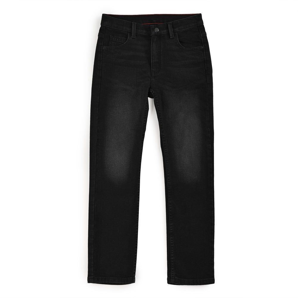 Pantalón de Gabardina Yale Boys Slim Fit 5 bolsas 2944 Negro