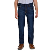 Pantalón de Mezclilla Yale Slim Boys Fit 3643 Marino