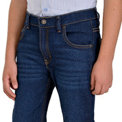 Pantalón de Mezclilla Yale Slim Boys Fit 3643 Marino