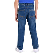 Pantalón de Mezclilla Yale Boys Slim Fit 3641 Azul Petroleo