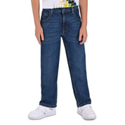 Pantalón de Mezclilla Yale Boys Slim Fit 3641 Marino