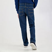 Pantalón de Gabardina Yale Boys Slim Fit 5 bolsas 2091 Azul Zafiro