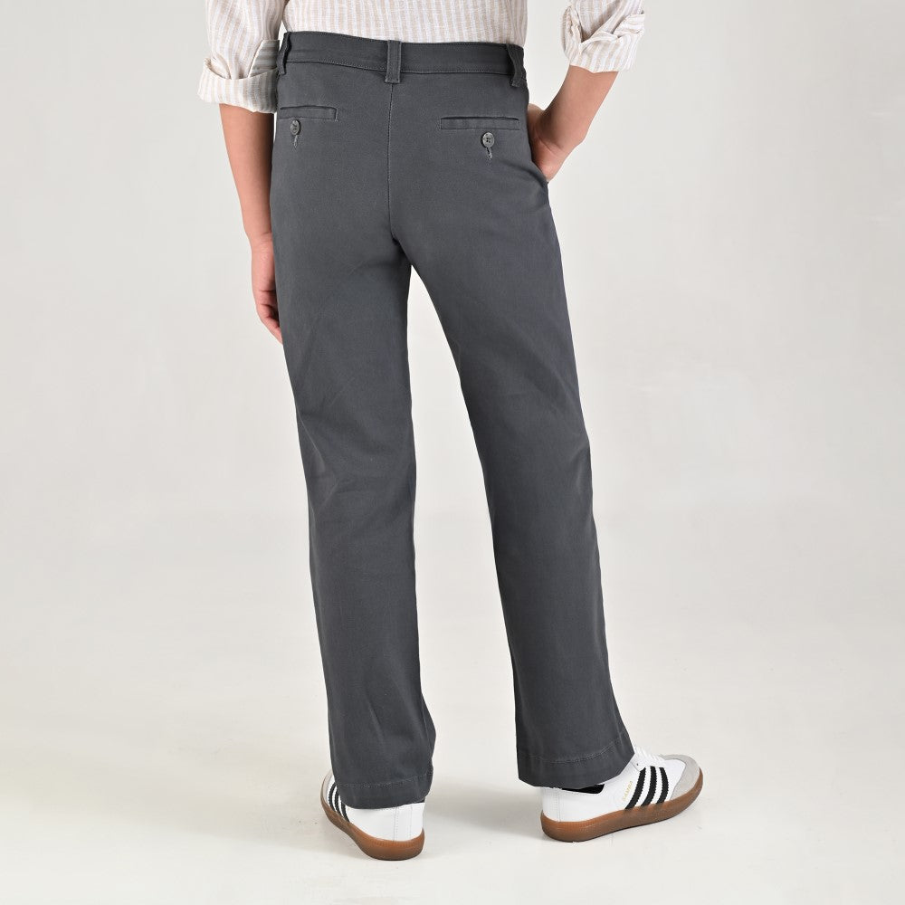 Pantalon casual Yale Boys Slim Fit 0865 Gris Oxford
