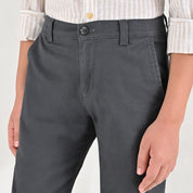 Pantalon casual Yale Boys Slim Fit 0865 Gris Oxford