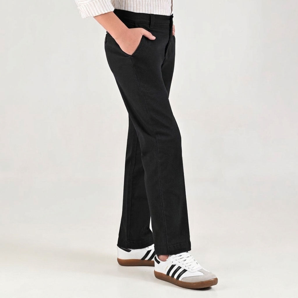 Pantalon casual Yale Boys Slim Fit 0865 Negro