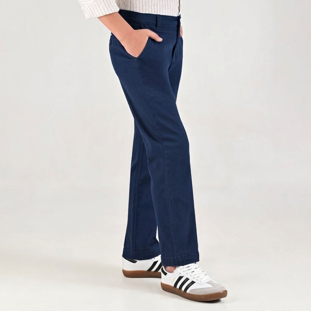 Pantalon casual Yale Boys Slim Fit 0865 Azul