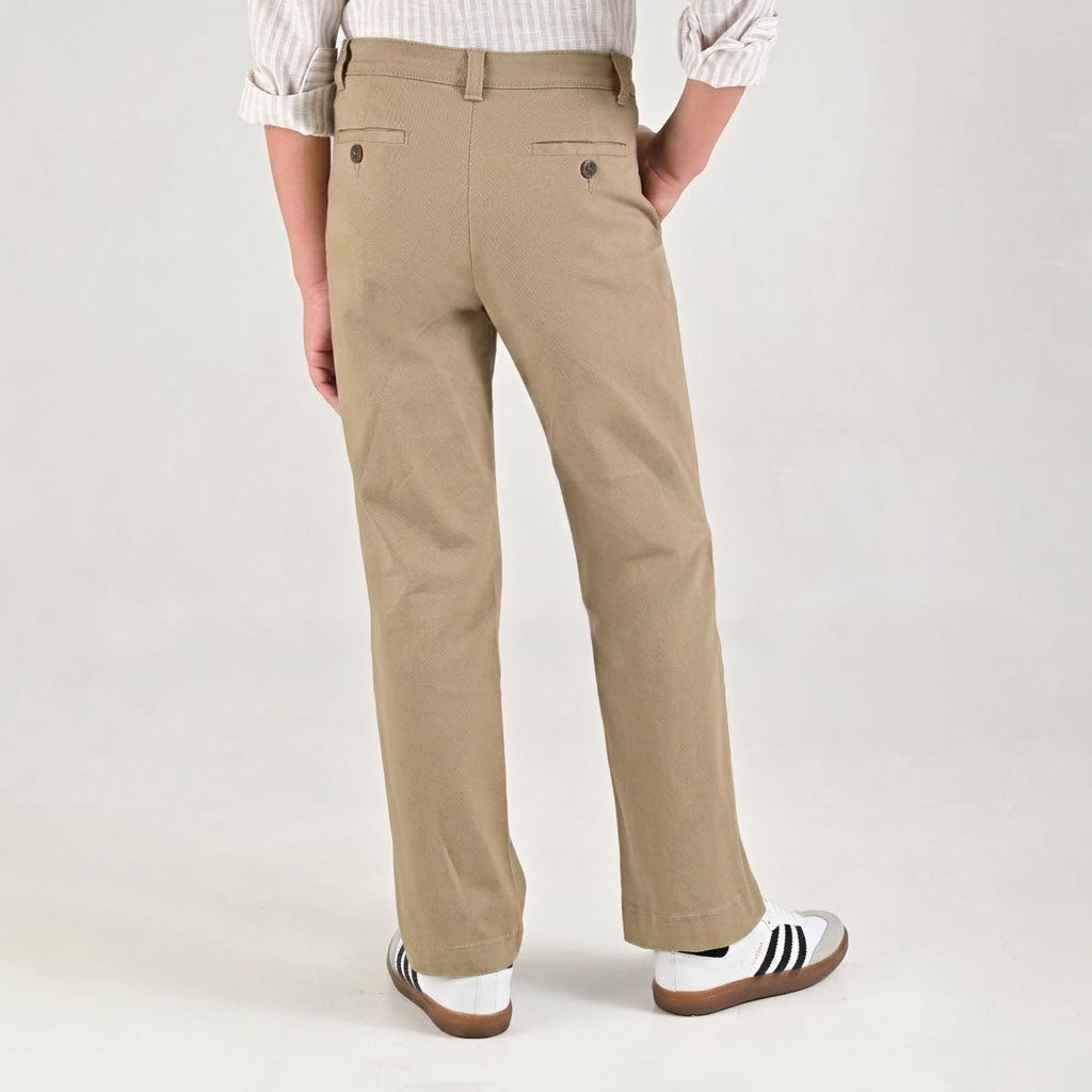 Pantalon casual Yale Boys Slim Fit 0865 Beige