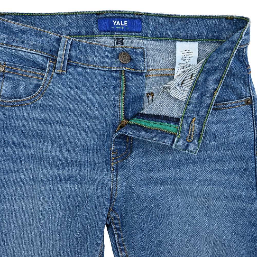 Jeans Yale Boys Boot Cut 2059 Azul Plumbago