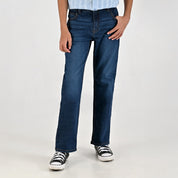 Jeans Yale Boys Boot Cut 2059 Azul Petroleo