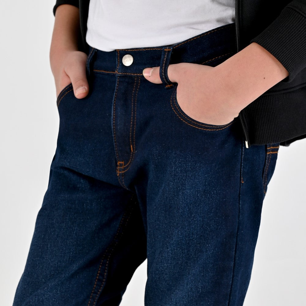 Jeans Yale Boys Boot Cut 2091 Azul Marino