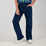 Jeans Yale Boys Boot Cut 2055 Azul Petroleo