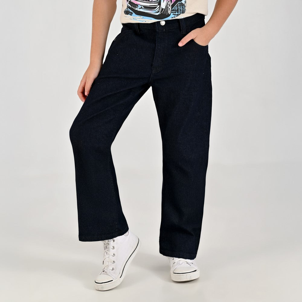 Jeans Yale Boys Boot Cut 2055 Azul marino