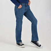 Jeans Yale Boys Regular Fit 2944 Azul Petróleo