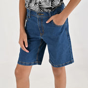 Bermuda Yale Boys Regular Fit 2305 Azul Petroleo