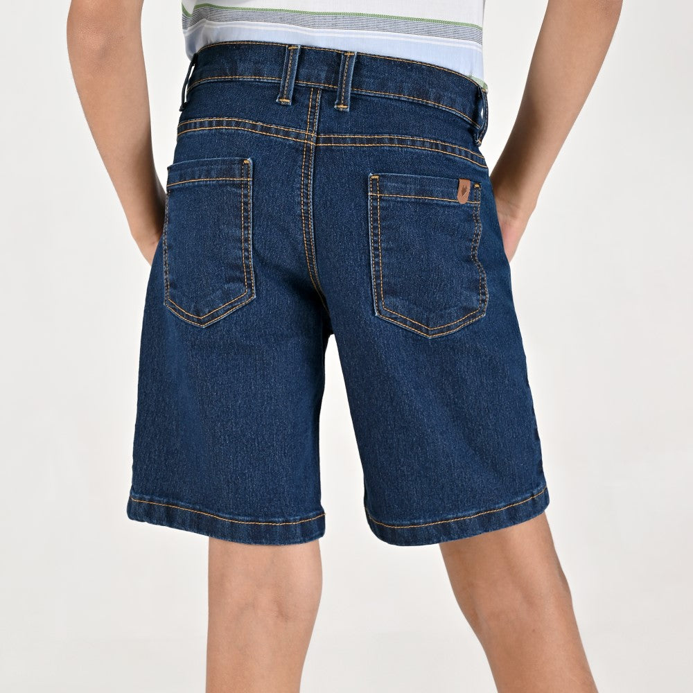Bermuda Yale Boys Regular Fit 2305 Azul Zafiro
