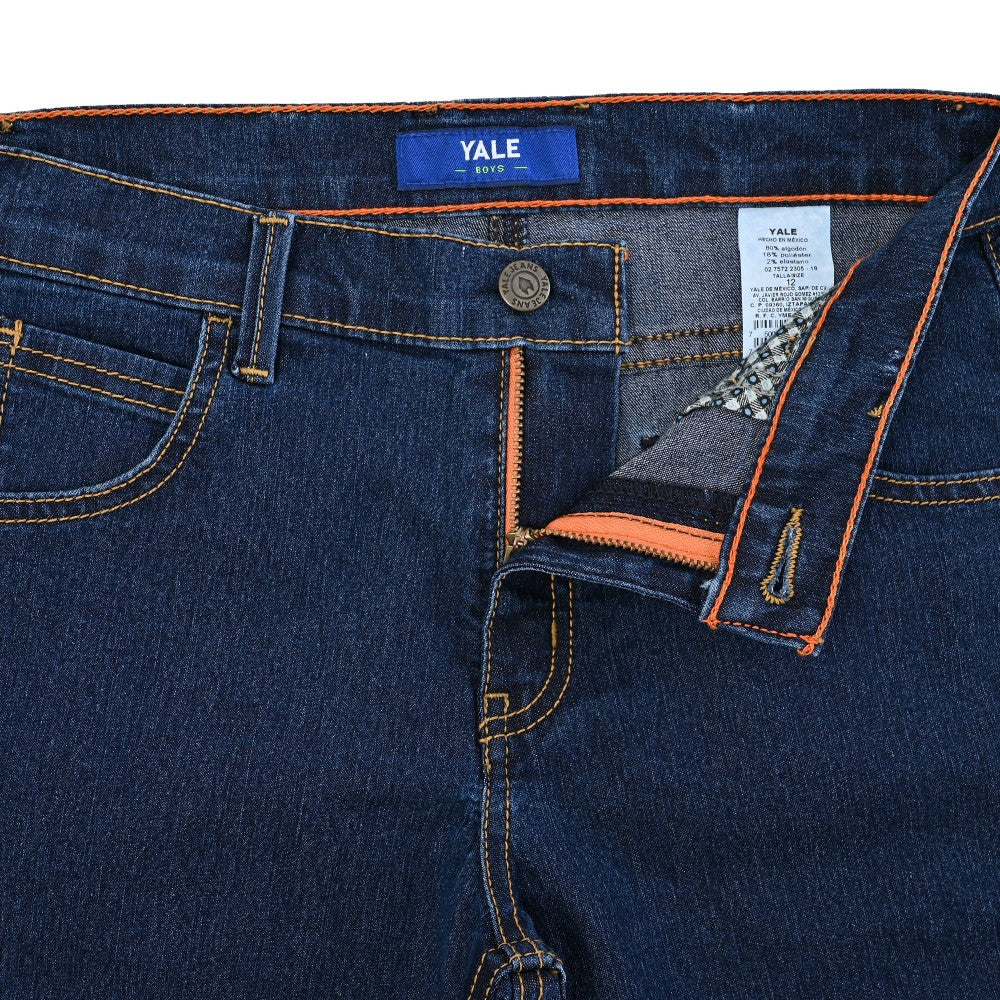 Bermuda Yale Boys Regular Fit 2305 Azul Zafiro