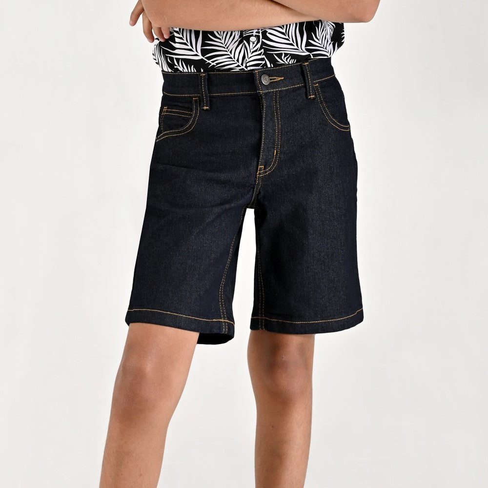 Bermuda Yale Boys Regular Fit 2305 Azul marino