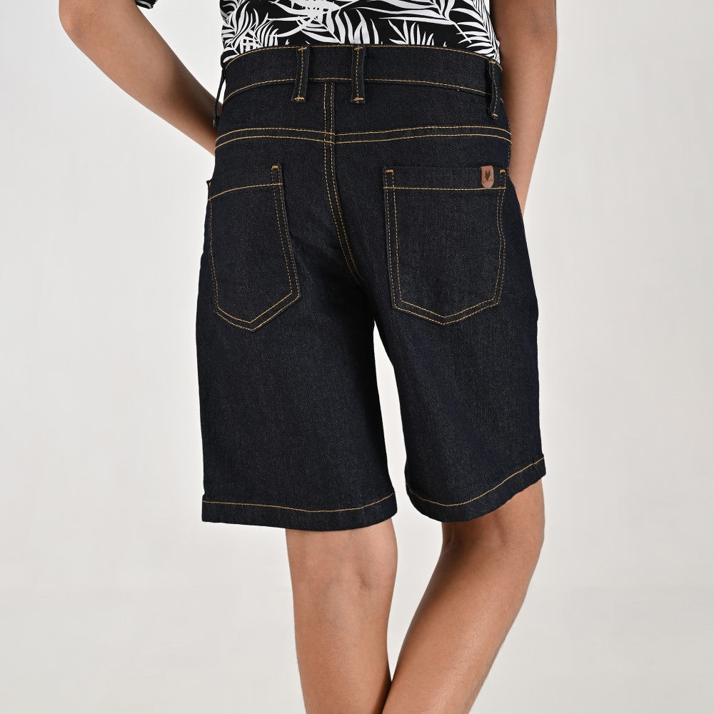 Bermuda Yale Boys Regular Fit 2305 Azul marino