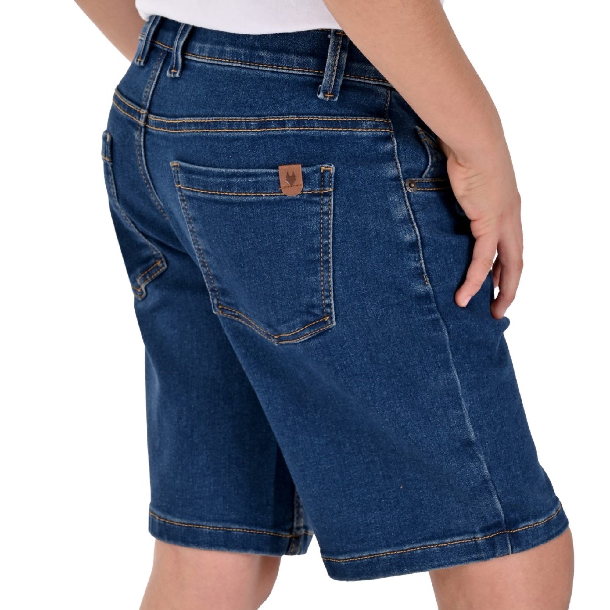 Bermuda Vaquera Yale Boys 3136 Azul Petroleo