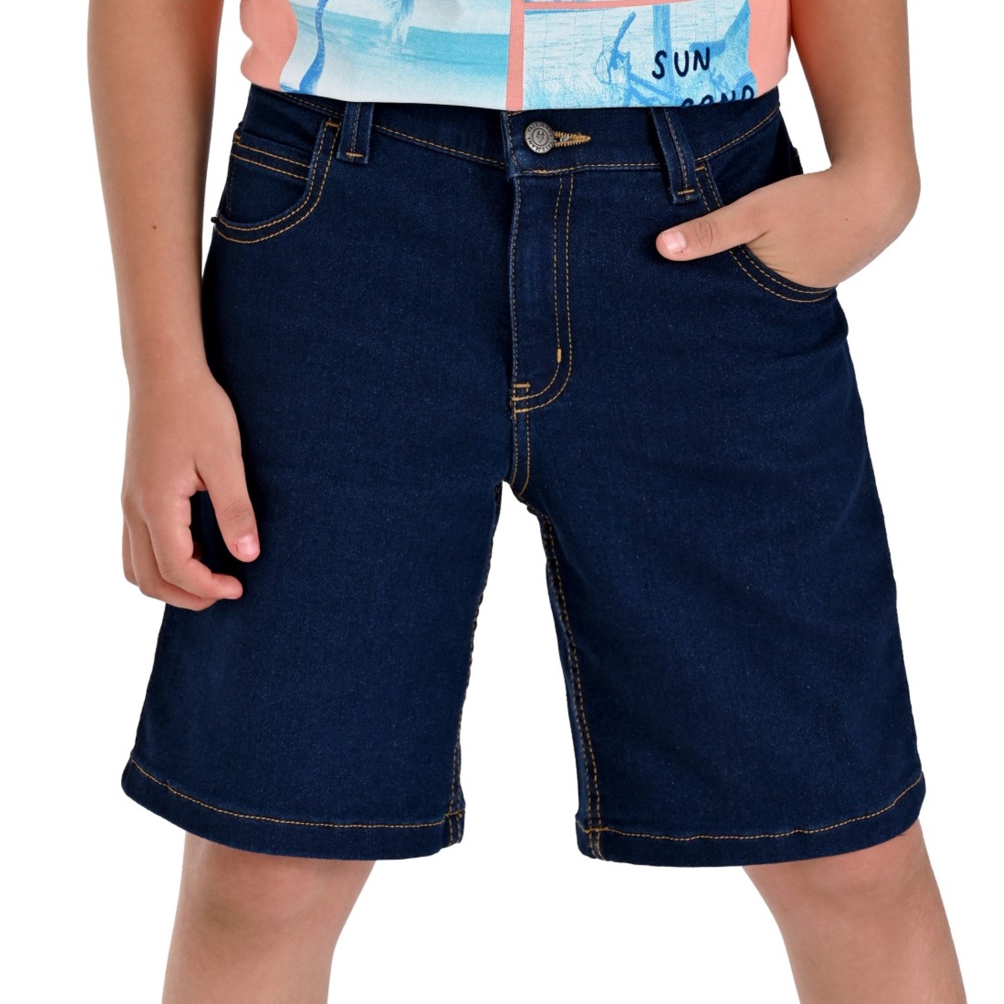 Bermuda Vaquera Yale Boys 3136 Azul Zafiro