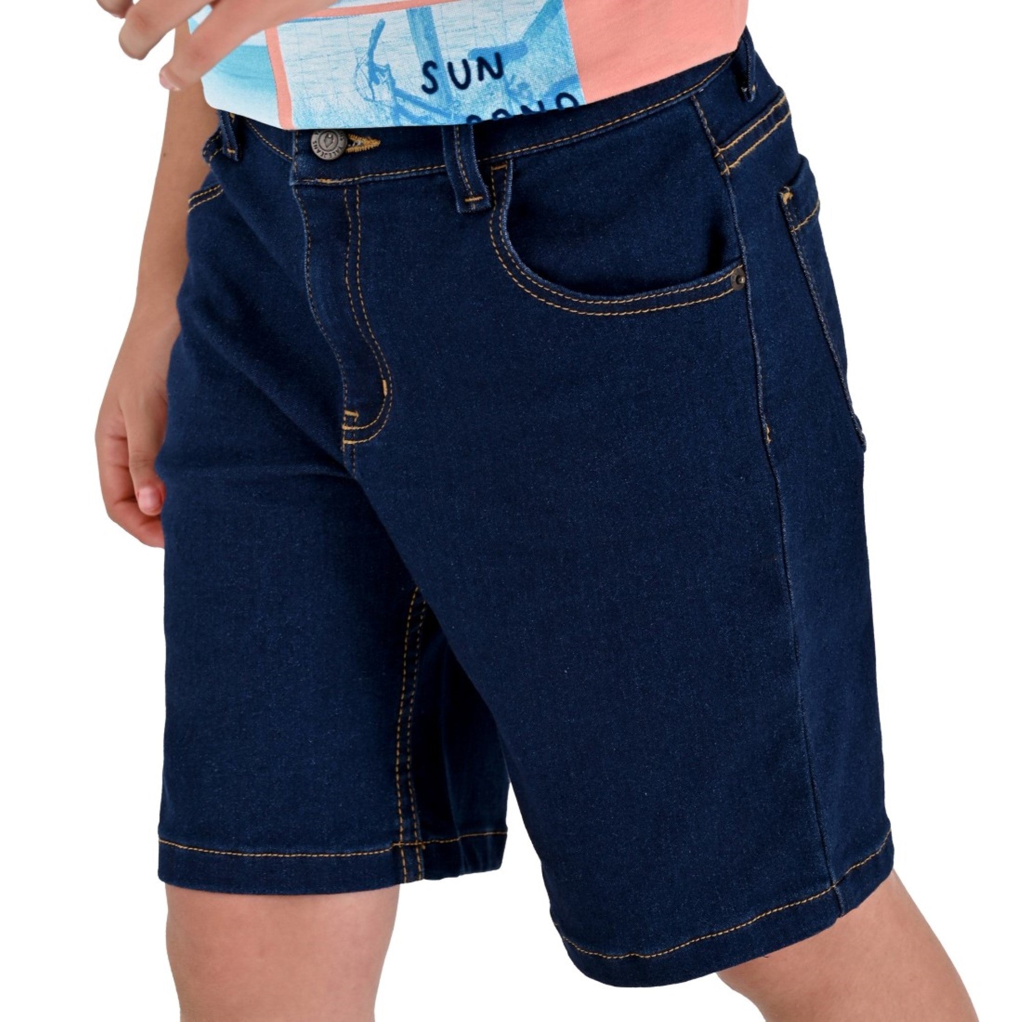 Bermuda Vaquera Yale Boys 3136 Azul Zafiro