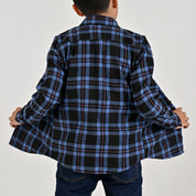 Camisa Yale Boys Manga Larga Regular Fit 4676 Negro