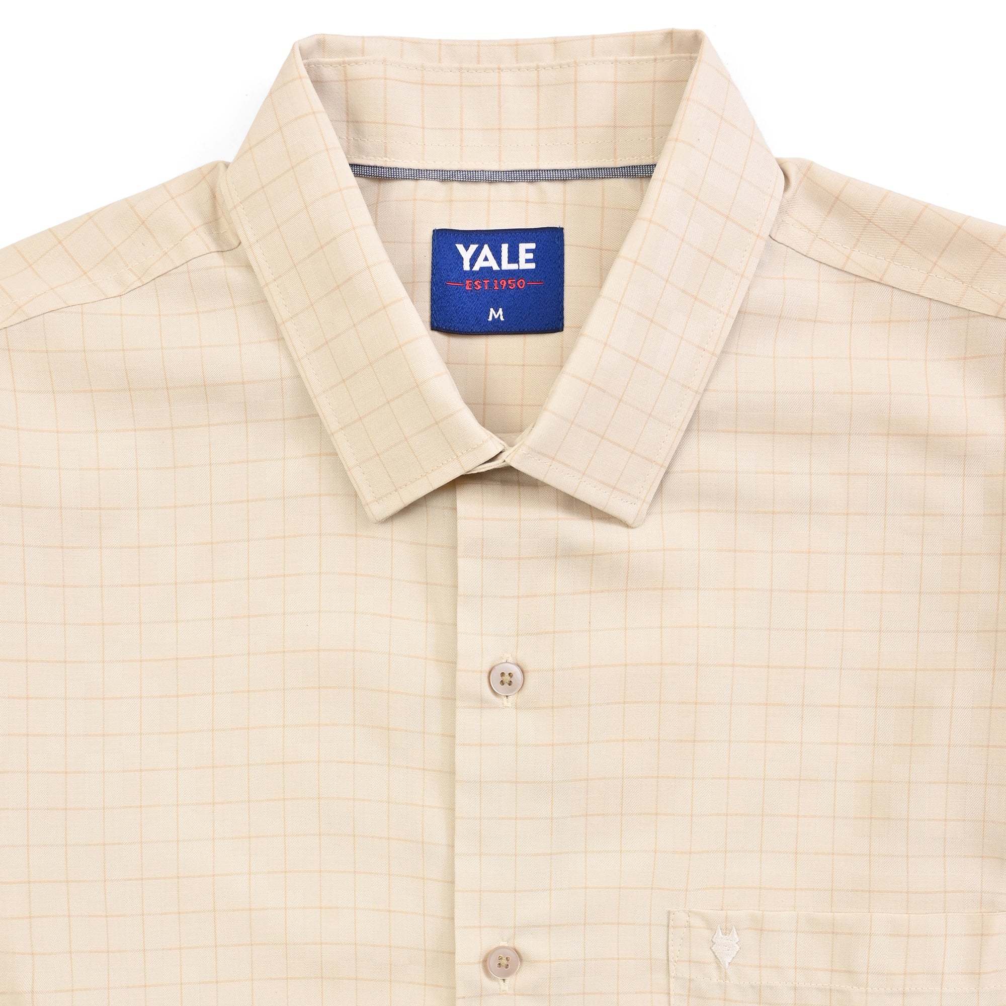 Camisa Yale Para Caballero Manga Larga Regular Fit 4930 Kaki