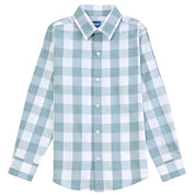 Camisa casual Yale Boys Manga Larga 4671 Verde