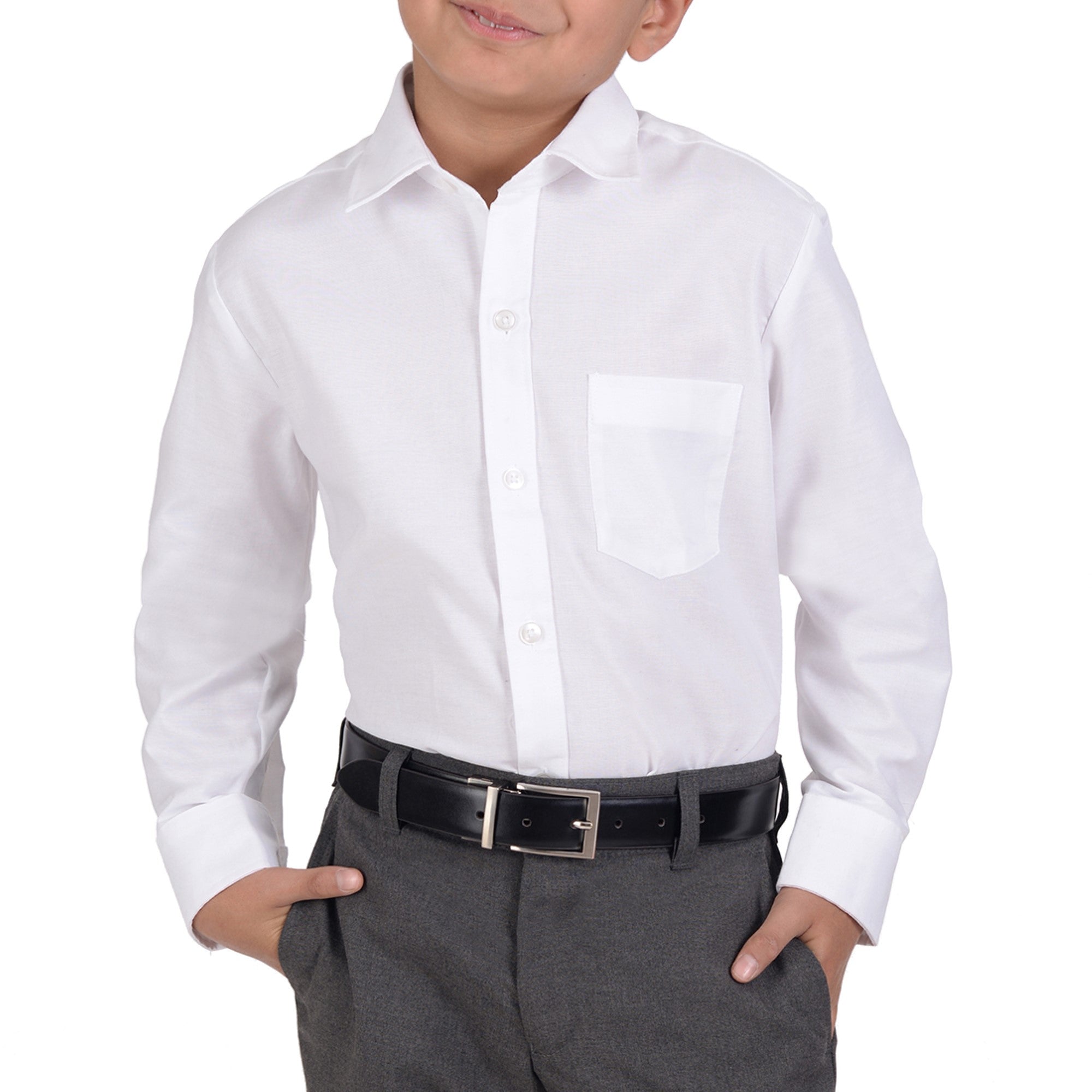 Camisa Juvenil Yale Boys Regular Fit Botón Oculto 3216