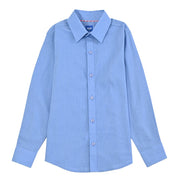 Camisa de vestir Yale Boys Manga Larga 7705 Azul