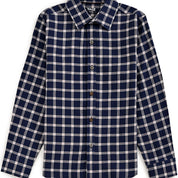 Camisa Yale Boys Manga Larga Regular Fit 8090 Azul Marino