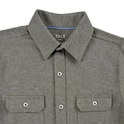 Camisa Yale Boys Manga Larga Regular Fit 8183 Verde Militar