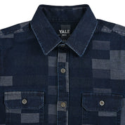 Camisa Yale Boys Manga Larga Regular Fit 7938 Azul Marino