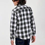 Camisa Yale Boys Manga Larga Regular Fit 8088 Negra