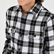 Camisa Yale Boys Manga Larga Regular Fit 8088 Negra