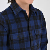 Camisa Yale Boys Manga Larga Regular Fit 8088 Azul Marino